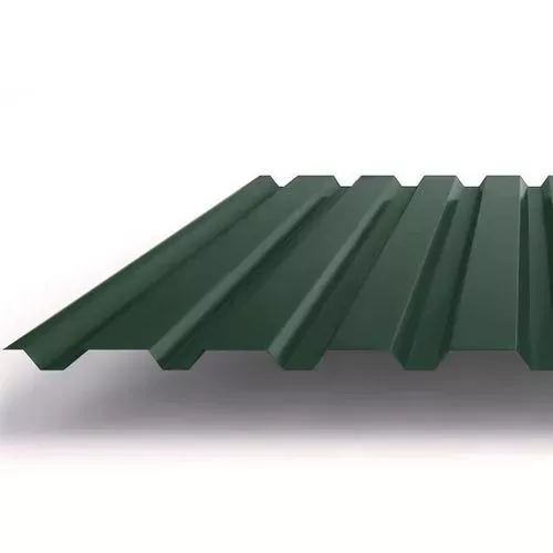 Профнастил МП-20 0.4 мм 1150 мм зелёный RAL 6005 фото, купить в СПб
