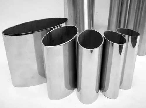 Труба нержавеющая овальная 75х42х1,5 зеркальная AISI 304, L=6 000 мм фото, купить в СПб