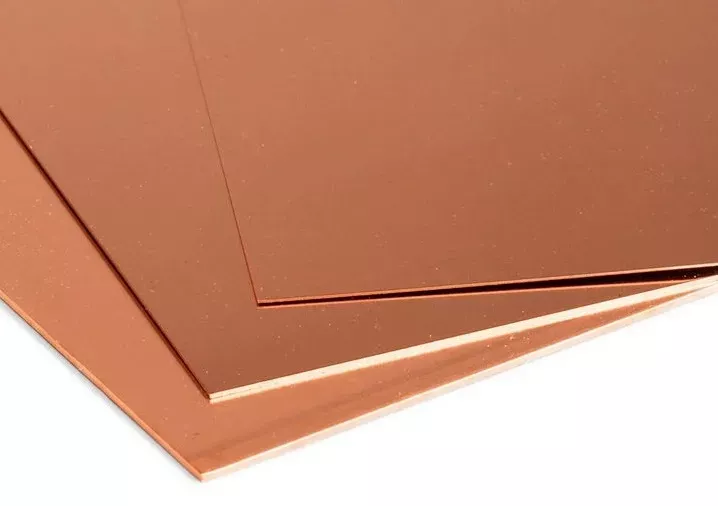 Лист медный 14х600х1500 горячекатаный, марка М1 фото, купить в СПб